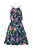 Taylor - 9682M Floral Print Tie Keyhole Front Dress Special Occasion Dress