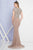 Terani Couture - 1721E4161 Embellished Jewel Neck Sheath Dress Special Occasion Dress