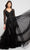 Terani Couture - 1722M4354 V-Neck Beaded Overskirt Gown Special Occasion Dress