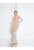 Terani Couture - 1811GL6454 Embellished Illusion Jewel Sheath Dress Special Occasion Dress 00 / Champagne Nude