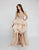 Terani Couture - 1811P5782 Beaded Bodice T-Strap Hi-Lo Prom Dress Special Occasion Dress 0 / Nude