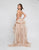 Terani Couture - 1811P5782 Beaded Bodice T-Strap Hi-Lo Prom Dress Special Occasion Dress