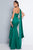 Terani Couture - 1812E6296X Cascading Paneled Asymmetrical Long Gown Prom Dresses