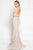Terani Couture - 1812E6299 Long Sleeves Lace Gown Special Occasion Dress