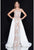 Terani Couture - 1812P5387 Two Tone Embroidered Dress With Overskirt Special Occasion Dress 0 / Ivory Nude