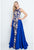 Terani Couture - 1812P5387 Two Tone Embroidered Dress With Overskirt Special Occasion Dress