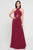 Terani Couture - 1813B5193 Crisscross High Halter Illusion Cutout Gown Special Occasion Dress