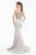 Terani Couture - 1821E7130 Two-Toned Embroidered Bodice Mermaid Gown Special Occasion Dress