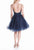 Terani Couture - 1821H7761 Spaghetti Strapped Glitter Tulle Dress Special Occasion Dress