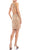 Terani Couture - 1821H7795 Embellished Illusion Halter Sheath Dress Special Occasion Dress