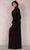 Terani Couture 1822E7260 - Plunging V-Neck High Slit Evening Gown Special Occasion Dress