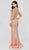 Terani Couture - 1911GL9499 Bead Embellished Plunging Evening Gown Special Occasion Dress