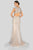 Terani Couture - 1911GL9500 Bead Embellished Cutouts Sheath Gown Evening Dresses