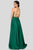 Terani Couture - 1911P8178 Strappy Open Back Matte Satin Gown Special Occasion Dress