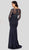 Terani Couture - 1912M9352 Trailing Foliage Illusion Trumpet Gown Special Occasion Dress