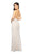 Terani Couture - 1912P8270 Lace Halter V-neck Sheath Dress Evening Dresses