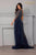 Terani Couture - 1922GL0649 Embellished Sheath Dress With Train Special Occasion Dress