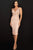 Terani Couture - 2011C2005 Embellished Plunging V-neck Sheath Dress Cocktail Dresses 0 / Blush