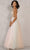 Terani Couture - 2011P1012 Illusion V-Neck A-Line Gown Special Occasion Dress