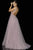 Terani Couture - 2011P1109 Iridescent Appliqued Long Tulle Gown Prom Dresses