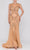 Terani Couture 2012GL2384 - Beaded Cutout Back Evening Dress Evening Dress 0 / Rose Gold