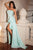 Terani Couture - 2012P1288 Strapless Ruffled A-line Dress Prom Dresses 00 / Pistachio