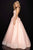 Terani Couture - 2012P1411 Beaded Appliqued Illusion A-Line Gown Prom Dresses