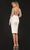 Terani Couture - 2021C2612 Beaded Illusion Bodice Hi-Lo Cocktail Dress Cocktail Dresses