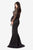 Terani Couture - 2021E2878 Beaded Illusion Bodice High Slit Gown Evening Dresses