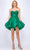 Terani Couture 2021H3323 - Strapless Ruched Bodice Cocktail Dress Special Occasion Dress 00 / Emerald