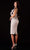 Terani Couture - 2111C4553 Ruffle Drape One Shoulder Embellished Dress Cocktail Dresses