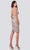Terani Couture - 2111C4559 Cap Sleeve Floral Lace Sheath Dress Cocktail Dresses