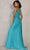 Terani Couture - 2111P4031 Draped Cutout Gown Special Occasion Dress