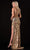 Terani Couture - 2111P4064 Mirror Embellished Dress with Slit Prom Dresses