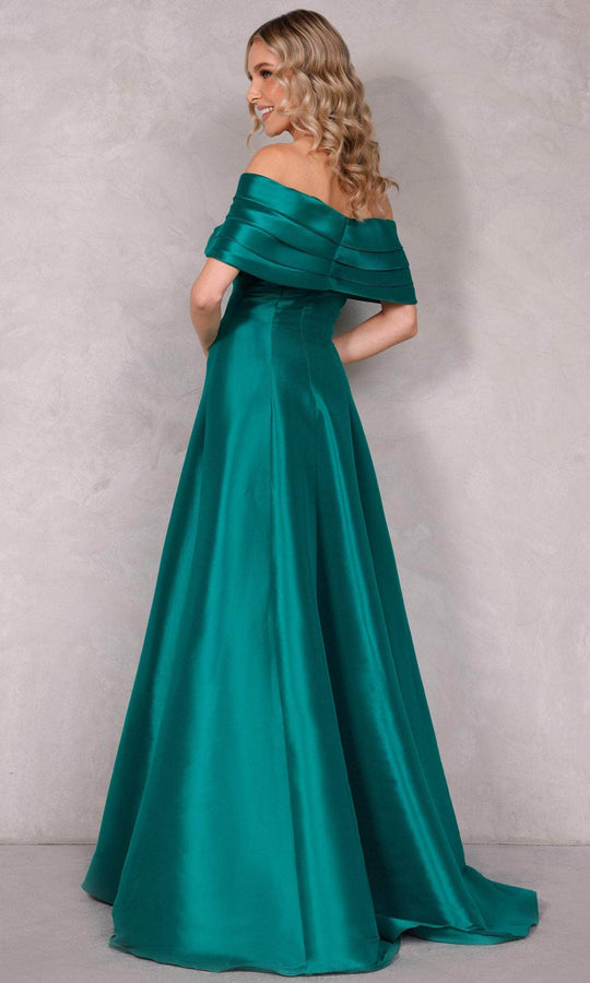 Terani Couture 2112M5404 - Off Shoulder A-Line Prom Dress