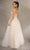 Terani Couture - 2215P0005 Floral Corset A-Line Gown Prom Dresses