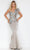 Terani Couture 231E0251 - Draped Floral Evening Dress Special Occasion Dress