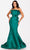 Terani Couture 231E0308 - 3D Embellished Strapless Evening Dress Special Occasion Dress 00 / Emerald