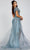 Terani Couture 231E0517 - Ruffled One-Sleeve Asymmetrical Prom Gown Special Occasion Dress