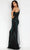 Terani Couture 231GL0390 - Asymmetric Sashed Column Gown Special Occasion Dress