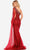 Terani Couture 231GL0401 - One-Sleeve Side Cape Evening Dress Special Occasion Dress