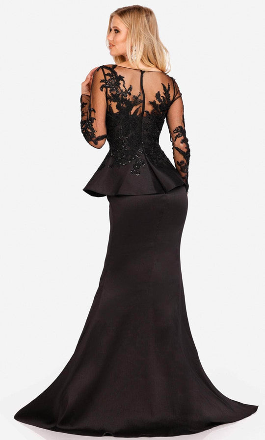 Terani Couture 231M0482 - Illusion Trumpet Mother of the Bride Gown