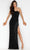 Terani Couture 231P0031 - Strapless Sheath Prom Dress Special Occasion Dress 00 / Black