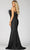 Terani Couture 231P0067 - Feather Detailed Strapless Prom Gown Special Occasion Dress