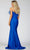 Terani Couture 231P0067 - Feather Detailed Strapless Prom Gown Special Occasion Dress