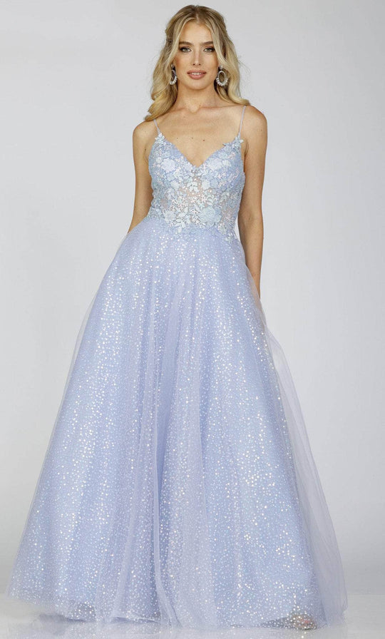 Terani Couture 231P0101 - Sleeveless A-line Sequined Gown