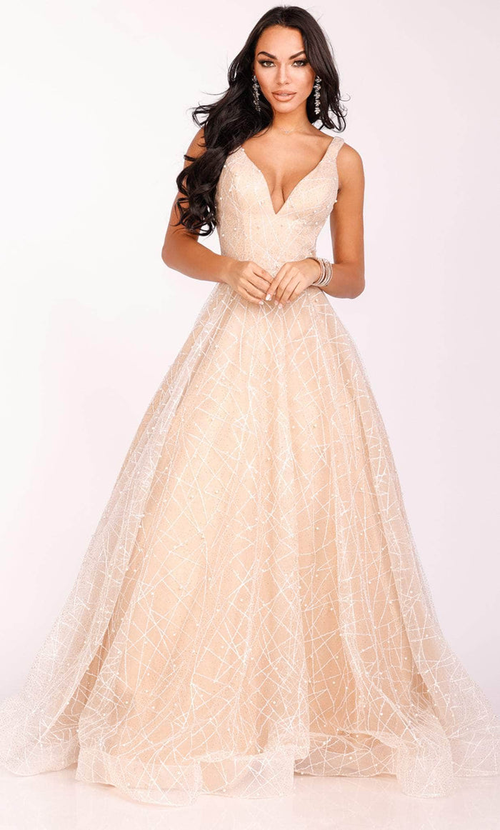Terani Couture 231P0169 - Long Lace A-line Dress