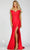 Terani Couture 231P0180 - Strapless Ruched Evening Gown Special Occasion Dress 00 / Red