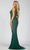 Terani Couture 231P0198 - Stripe Beaded Prom Gown Special Occasion Dress