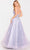 Terani Couture 231P0556 - A-line Lace Inset Full Length Gown Special Occasion Dress